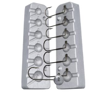 Καλούπι CNC SN01 Μολυβοκεφαλών Κασσίτερου Fishingtools 3-4-5-6-8-10gr
