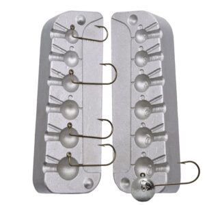 Καλούπι CNC SN02 Μολυβοκεφαλών Κασσίτερου Fishingtools 2-3-4-5-6-8gr