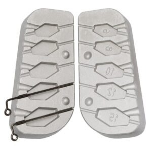 Καλούπι CNC SN10 Κασσίτερου Πλακέ Περαστό Fishingtools 6-8-10-12-15gr