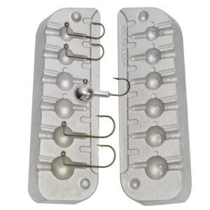 Καλούπι CNC SN06 Μολυβοκεφαλών Κασσίτερου Fishingtools 2-3-4-5-6-8gr