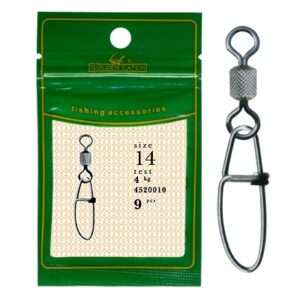 Στριφταροπαραμάνες Golden Catch Gross Snap With Swivel 1051BN №12(9pcs)