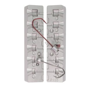 Καλούπι CNC F135 Μολυβοκεφαλών Fishingtools 3.5-4.5-5.5-6,5-8,0-9,0gr