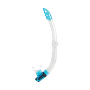Αναπνευστήρας Cressi Gamma Silicone Snorkel Clear/Tube Aquamarine